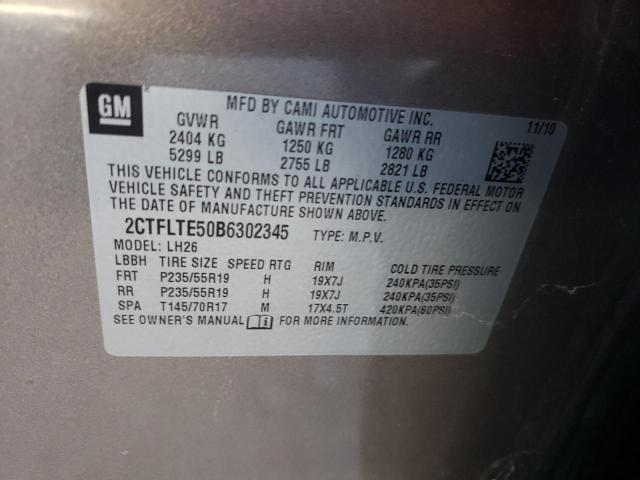 Photo 9 VIN: 2CTFLTE50B6302345 - GMC TERRAIN SL 