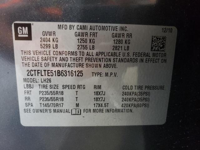 Photo 12 VIN: 2CTFLTE51B6316125 - GMC TERRAIN SL 