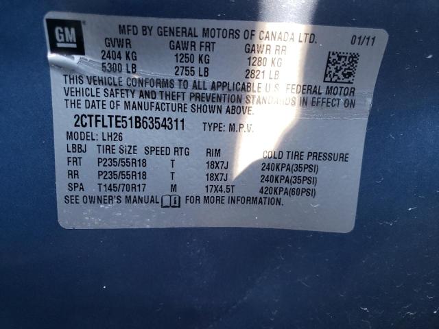 Photo 9 VIN: 2CTFLTE51B6354311 - GMC TERRAIN SL 