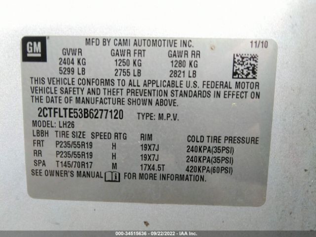 Photo 8 VIN: 2CTFLTE53B6277120 - GMC TERRAIN 