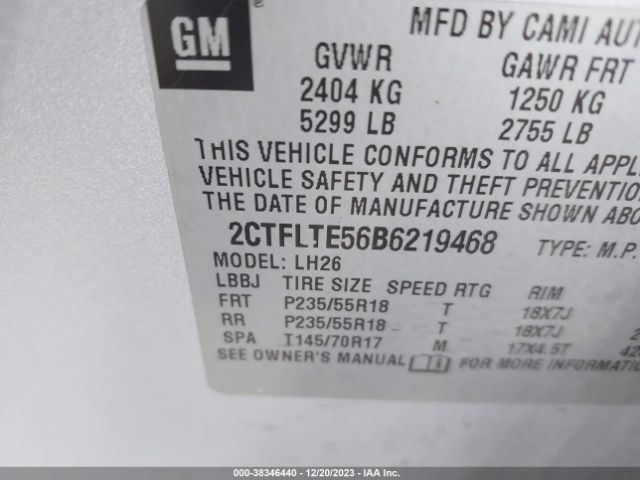 Photo 8 VIN: 2CTFLTE56B6219468 - GMC TERRAIN 