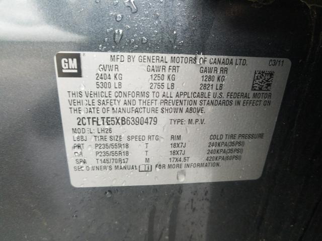 Photo 9 VIN: 2CTFLTE5XB6390479 - GMC TERRAIN SL 