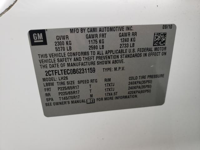 Photo 9 VIN: 2CTFLTEC0B6231159 - GMC TERRAIN SL 