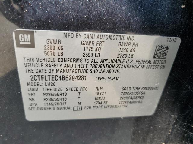 Photo 12 VIN: 2CTFLTEC4B6294281 - GMC TERRAIN SL 