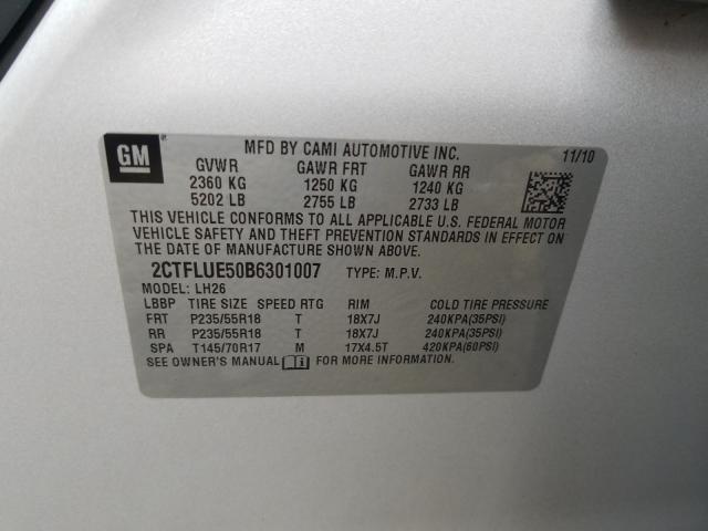 Photo 9 VIN: 2CTFLUE50B6301007 - GMC TERRAIN SL 