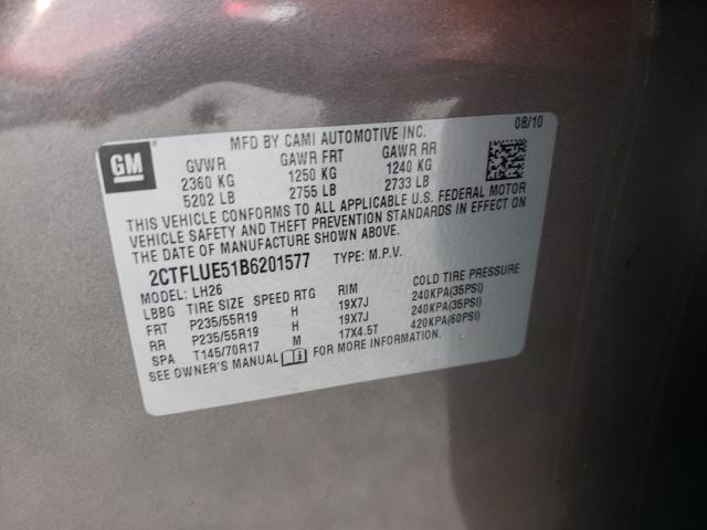 Photo 9 VIN: 2CTFLUE51B6201577 - GMC TERRAIN 