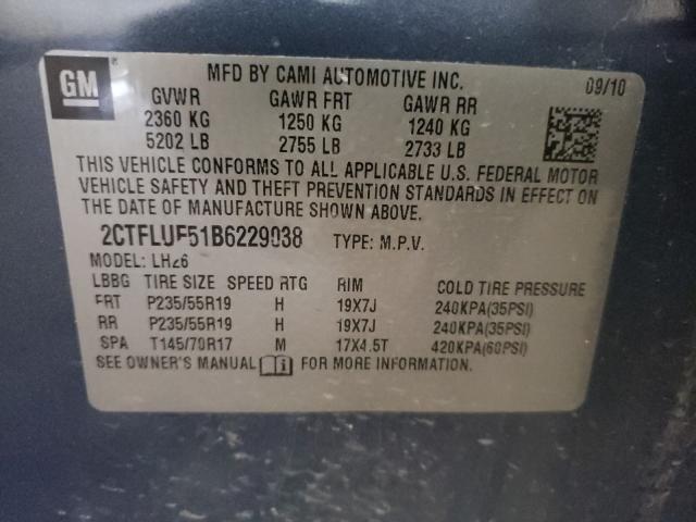 Photo 9 VIN: 2CTFLUE51B6229038 - GMC TERRAIN SL 