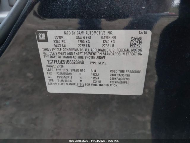 Photo 8 VIN: 2CTFLUE51B6323940 - GMC TERRAIN 