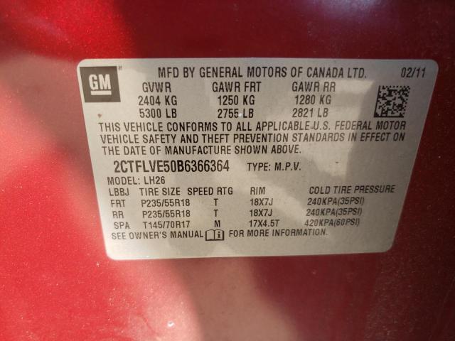 Photo 12 VIN: 2CTFLVE50B6366364 - GMC TERRAIN SL 