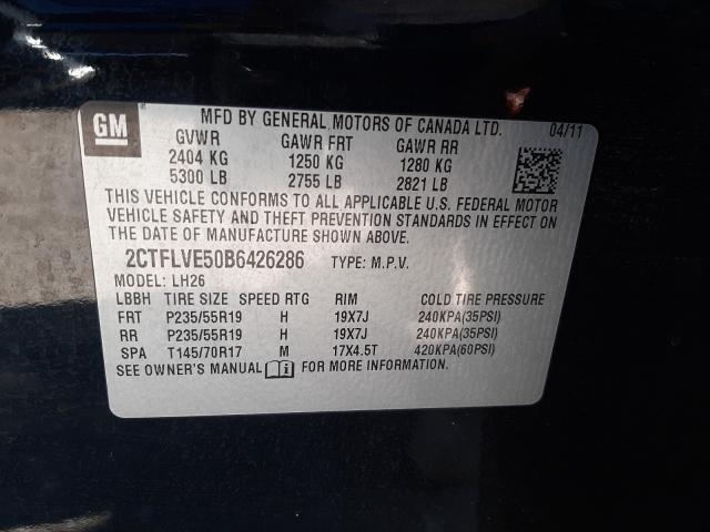 Photo 9 VIN: 2CTFLVE50B6426286 - GMC TERRAIN SL 