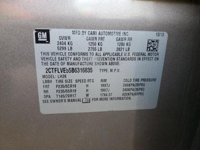 Photo 9 VIN: 2CTFLVE55B6316835 - GMC TERRAIN SL 