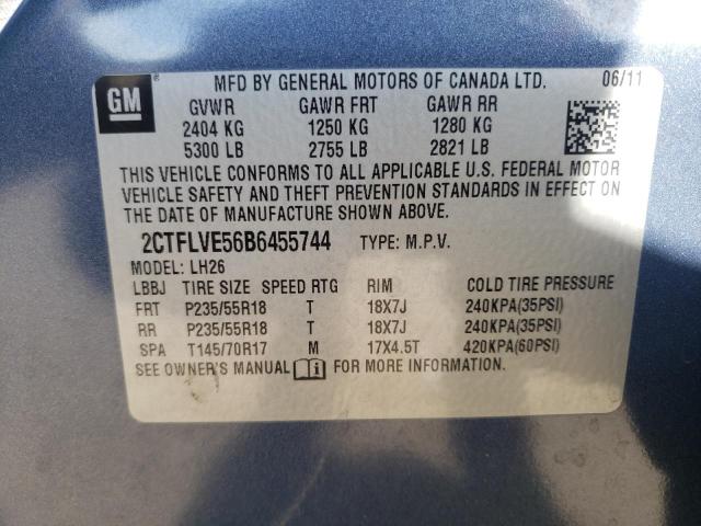 Photo 9 VIN: 2CTFLVE56B6455744 - GMC TERRAIN SL 