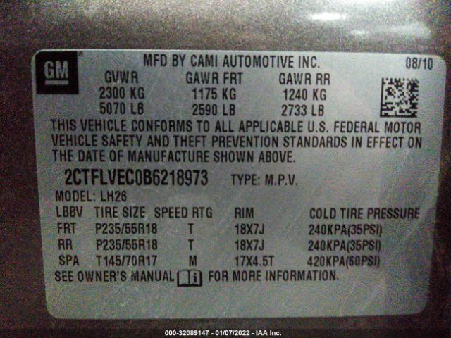 Photo 8 VIN: 2CTFLVEC0B6218973 - GMC TERRAIN 