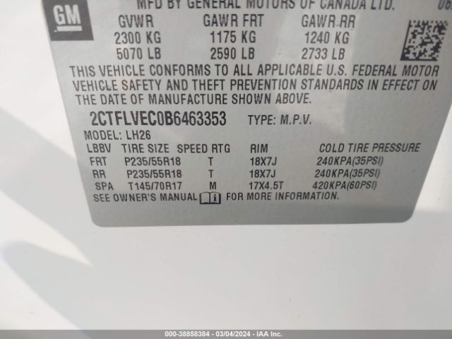 Photo 8 VIN: 2CTFLVEC0B6463353 - GMC TERRAIN 