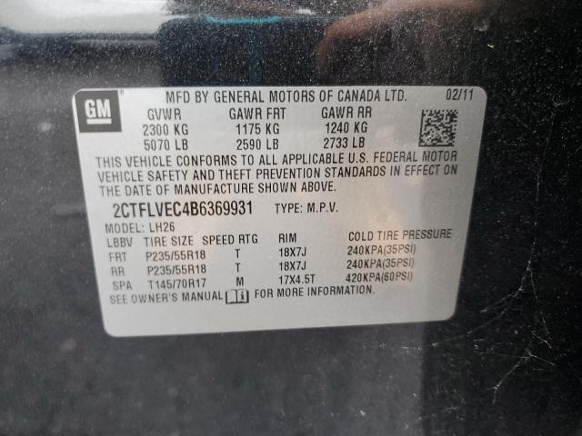 Photo 12 VIN: 2CTFLVEC4B6369931 - GMC TERRAIN SL 