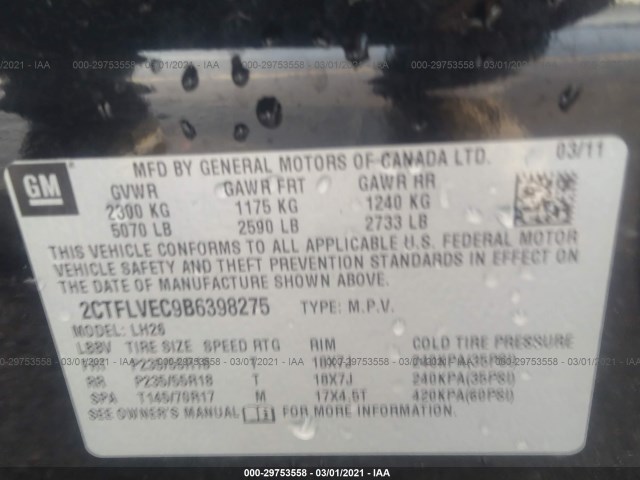 Photo 8 VIN: 2CTFLVEC9B6398275 - GMC TERRAIN 