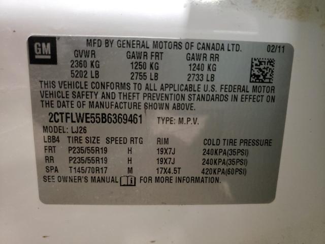 Photo 9 VIN: 2CTFLWE55B6369461 - GMC TERRAIN SL 