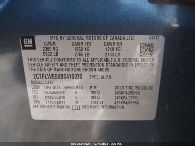 Photo 8 VIN: 2CTFLWE58B6416076 - KIA FORTE 