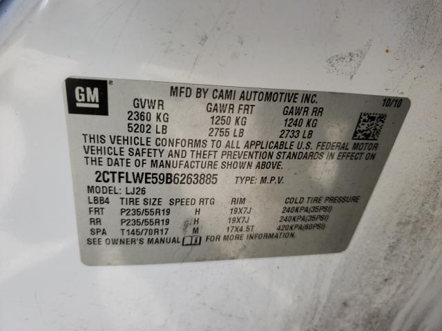 Photo 9 VIN: 2CTFLWE59B6263885 - GMC TERRAIN SL 