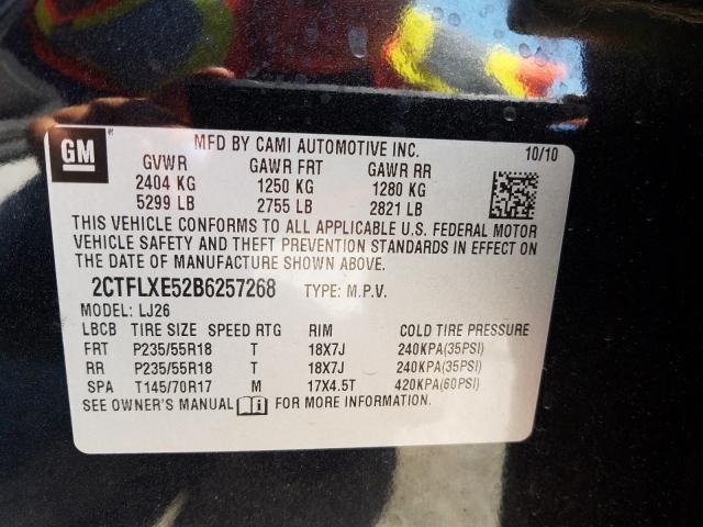 Photo 9 VIN: 2CTFLXE52B6257268 - GMC TERRAIN SL 