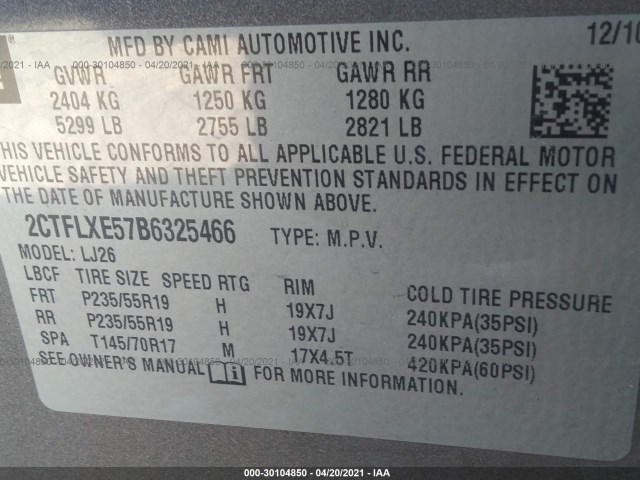 Photo 8 VIN: 2CTFLXE57B6325466 - GMC TERRAIN 