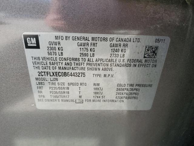 Photo 12 VIN: 2CTFLXEC0B6443275 - GMC TERRAIN SL 