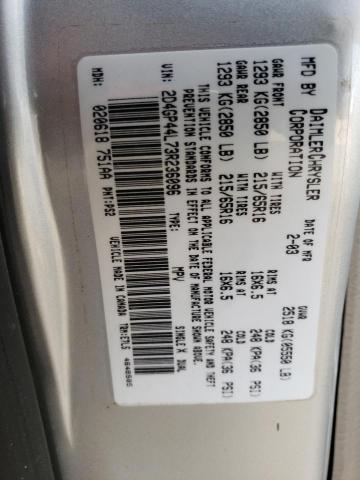 Photo 13 VIN: 2D4GP44L73R236096 - DODGE CARAVAN 