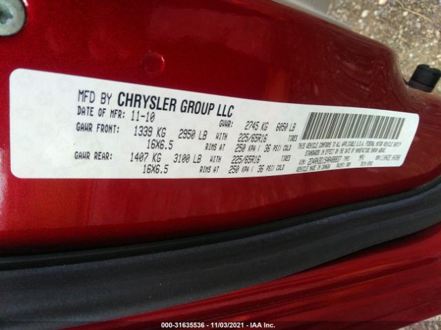 Photo 8 VIN: 2D4RN3D15AR488837 - DODGE GRAND CARAVAN 