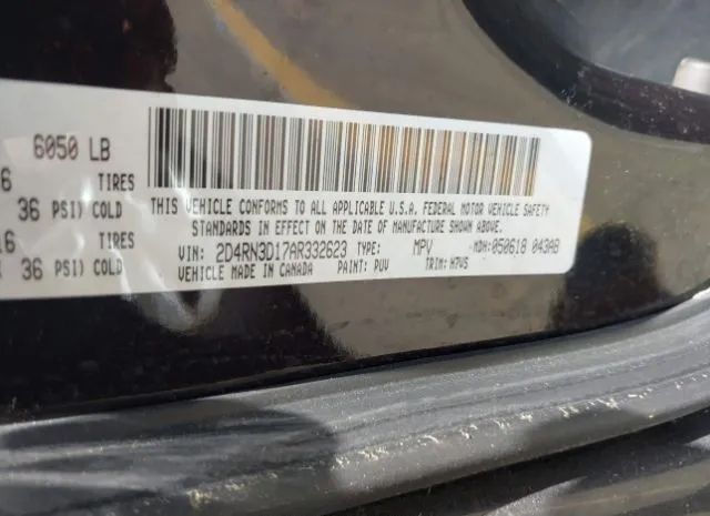 Photo 8 VIN: 2D4RN3D17AR332623 - DODGE GRAND CARAVAN 