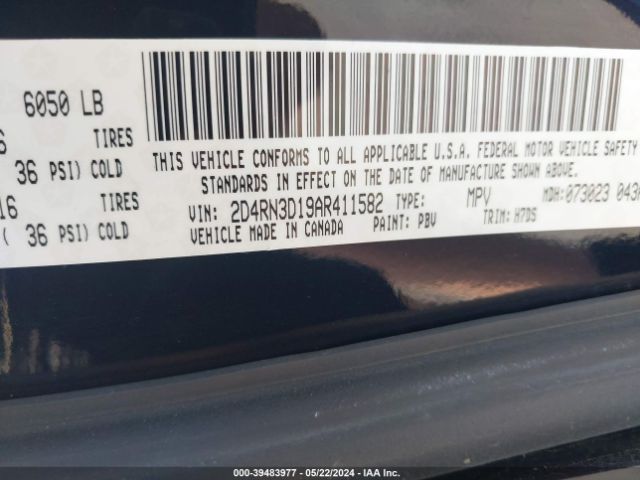 Photo 8 VIN: 2D4RN3D19AR411582 - DODGE GRAND CARAVAN 