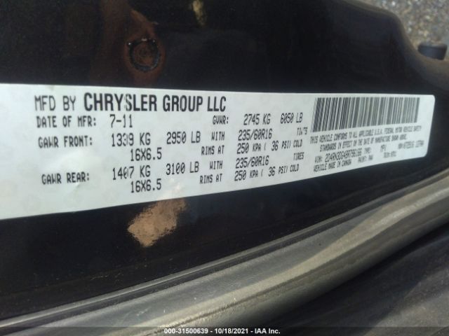 Photo 8 VIN: 2D4RN3DG4BR796166 - DODGE GRAND CARAVAN 