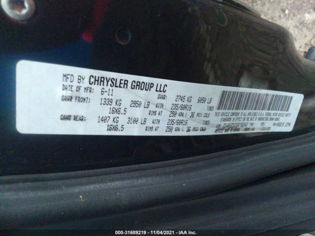 Photo 8 VIN: 2D4RN3DG5BR786942 - DODGE GRAND CARAVAN 