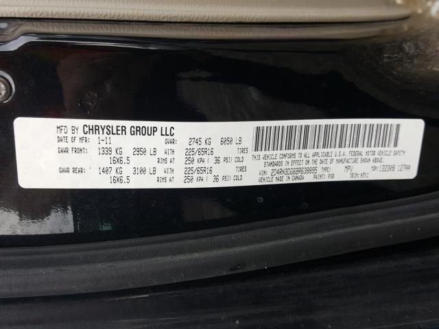 Photo 9 VIN: 2D4RN3DG6BR638895 - DODGE GRAND CARA 