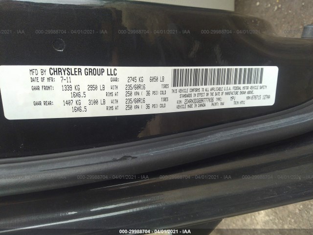 Photo 8 VIN: 2D4RN3DG6BR777036 - DODGE GRAND CARAVAN 