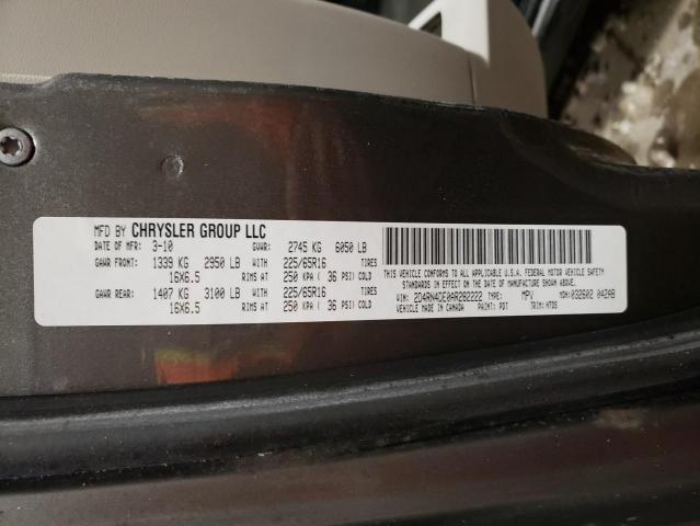 Photo 12 VIN: 2D4RN4DE0AR282222 - DODGE GRAND CARA 