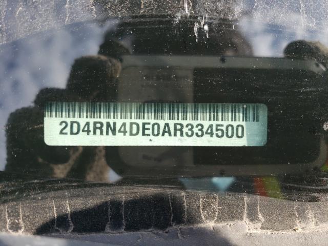 Photo 9 VIN: 2D4RN4DE0AR334500 - DODGE GRAND CARA 