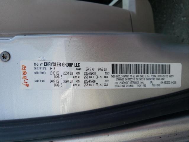 Photo 9 VIN: 2D4RN4DE1AR268863 - DODGE GRAND CARA 