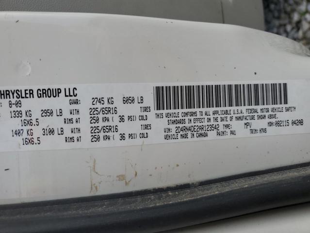 Photo 12 VIN: 2D4RN4DE2AR123542 - DODGE CARAVAN 