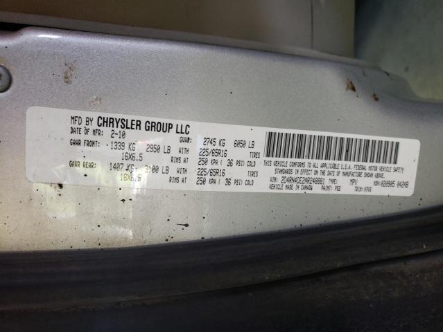 Photo 9 VIN: 2D4RN4DE2AR248881 - DODGE GRAND CARA 