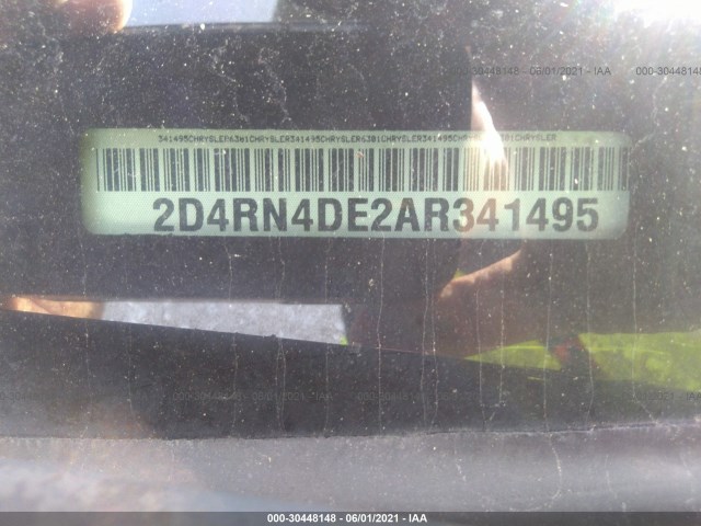 Photo 8 VIN: 2D4RN4DE2AR341495 - DODGE GRAND CARAVAN 