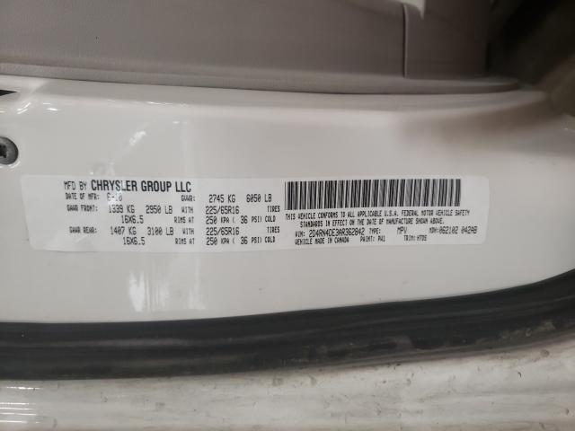 Photo 9 VIN: 2D4RN4DE3AR362842 - DODGE GRAND CARA 