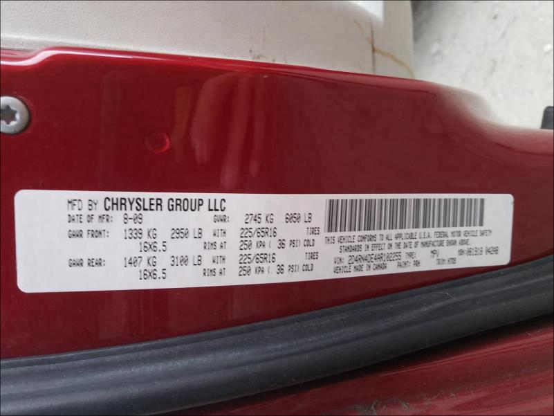 Photo 9 VIN: 2D4RN4DE4AR102255 - DODGE GRAND CARA 