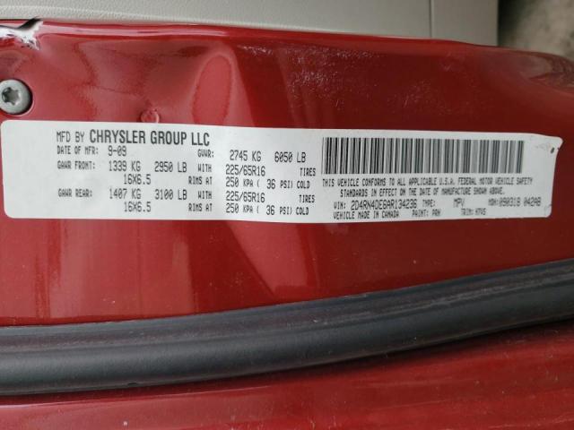 Photo 9 VIN: 2D4RN4DE6AR134236 - DODGE GRAND CARA 