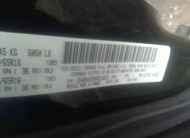 Photo 8 VIN: 2D4RN4DE8AR216291 - DODGE GRAND CARAVAN 