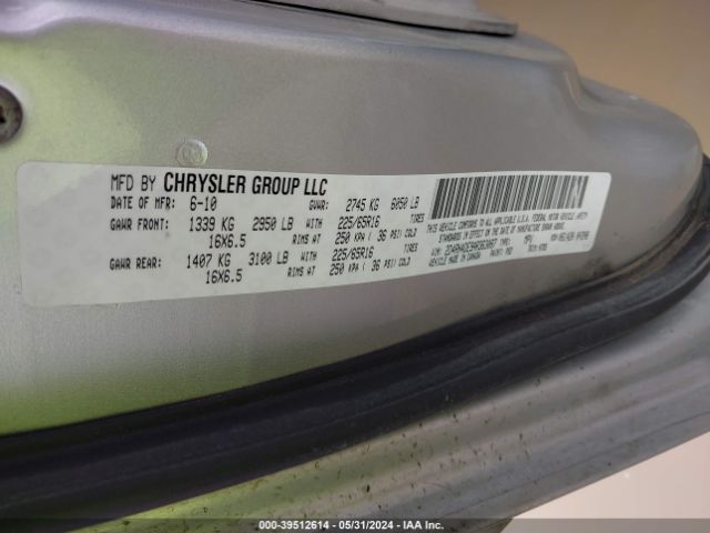 Photo 8 VIN: 2D4RN4DE9AR363087 - DODGE GRAND CARAVAN 