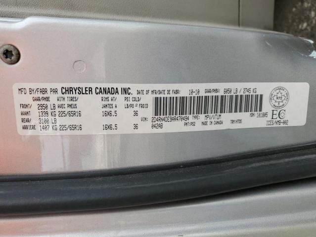 Photo 12 VIN: 2D4RN4DE9AR470494 - DODGE CARAVAN 