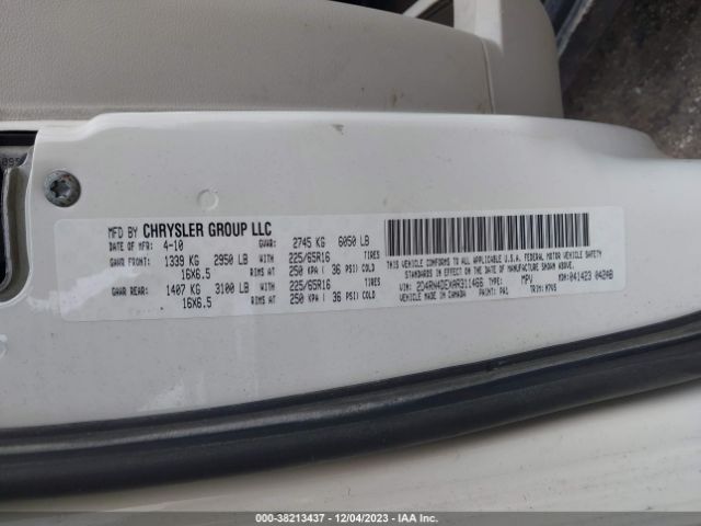 Photo 8 VIN: 2D4RN4DEXAR311466 - DODGE GRAND CARAVAN 