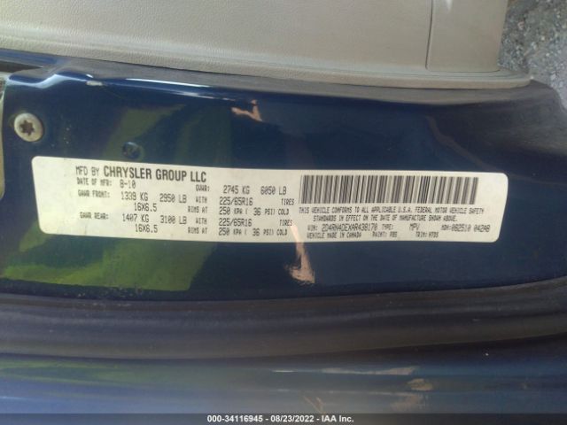 Photo 8 VIN: 2D4RN4DEXAR438170 - DODGE GRAND CARAVAN 