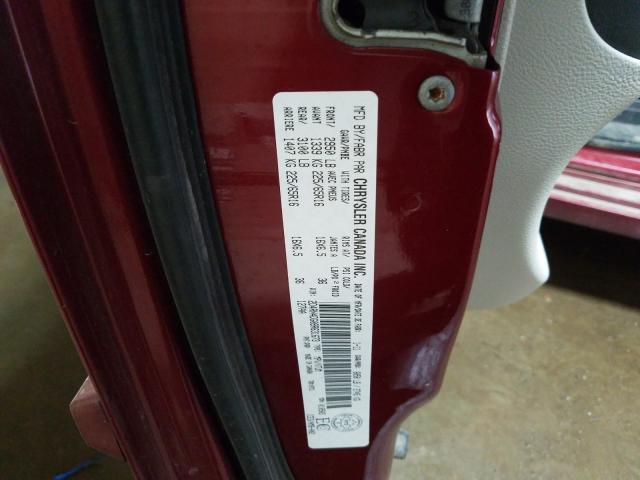 Photo 9 VIN: 2D4RN4DG0BR631673 - DODGE GRAND CARA 