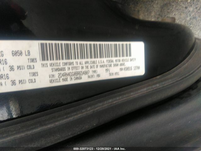 Photo 8 VIN: 2D4RN4DG0BR654807 - DODGE GRAND CARAVAN 